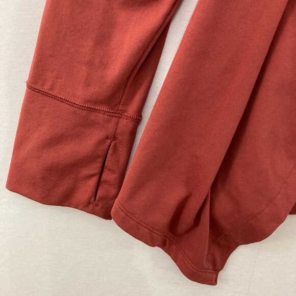 Nike Rust Brown size XXL Draped Open Front Stretch Knit Lightweight Jacket - Picture 3 of 8